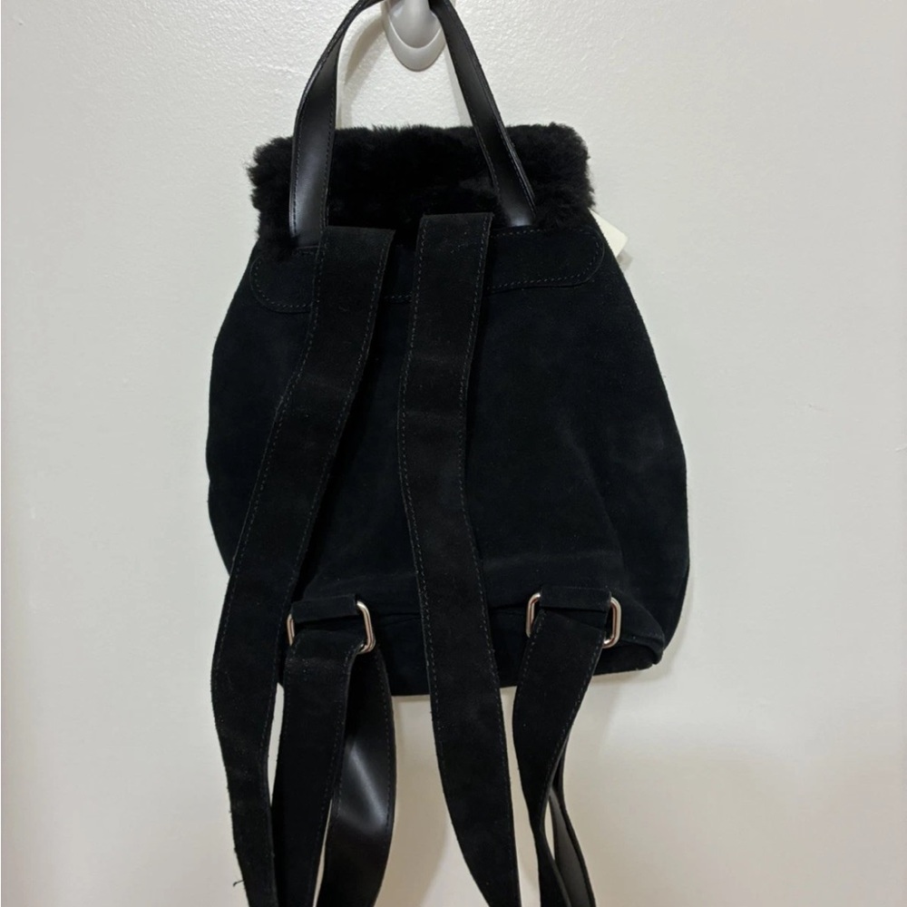 UGG Black Shearling mini Backpack NWT - image 4